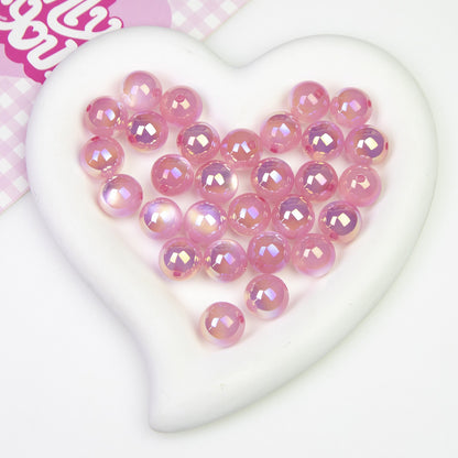 FS0361- 16MM Round Mixed Color UV Shiny Cat Eyes Resin Beads Fit For Beadable Pens