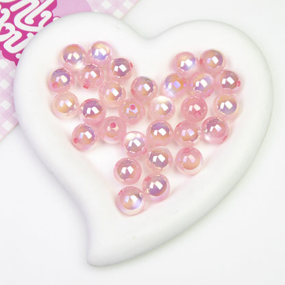 FS0361- 16MM Round Mixed Color UV Shiny Cat Eyes Resin Beads Fit For Beadable Pens