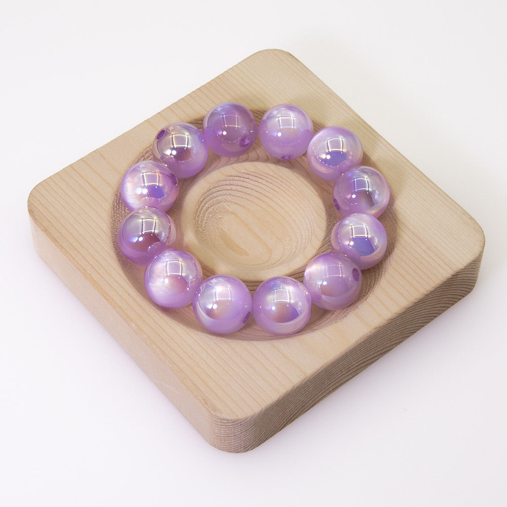 FS0361- 16MM Round Mixed Color UV Shiny Cat Eyes Resin Beads Fit For Beadable Pens