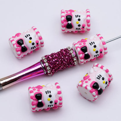 FS3504- HK Hand-Drawn Beads