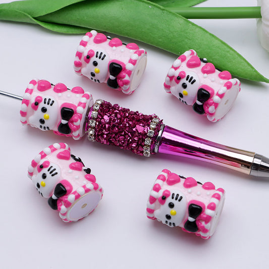 FS3504- HK Hand-Drawn Beads