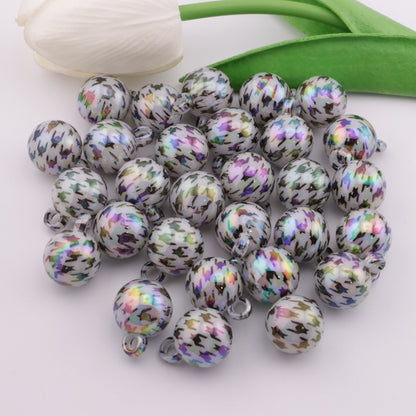 FS4274- 16mm Houndstooth Car Hanging Beads