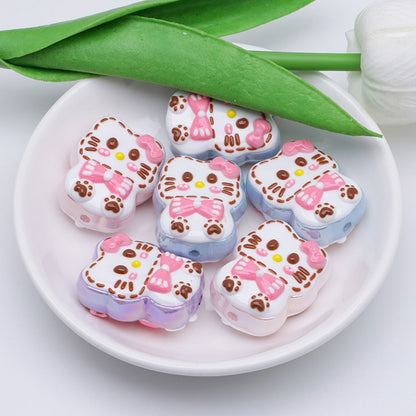 FS3503- HK Hand-Painted Beads