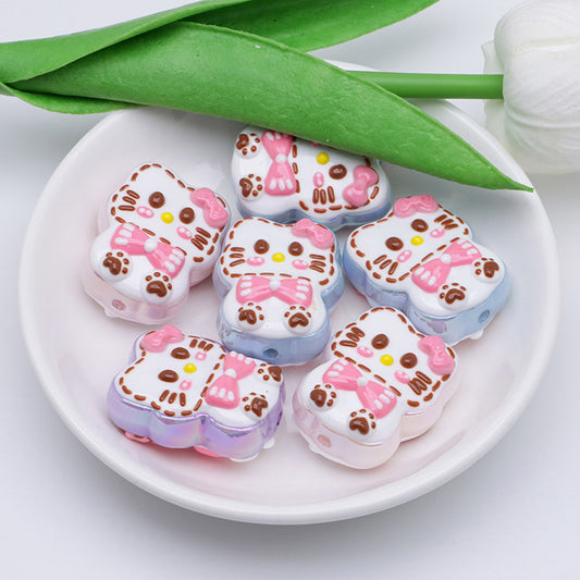 FS3503- HK Hand-Painted Beads