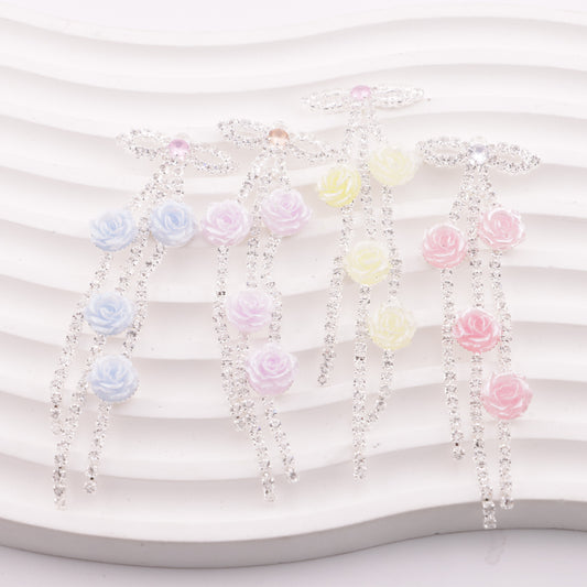 FS5873- Night-Glow Soft Flower Tassel Pendant