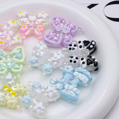 FS4300- Hand - Painted Butterflies Luminous Glow - In - The - Dark