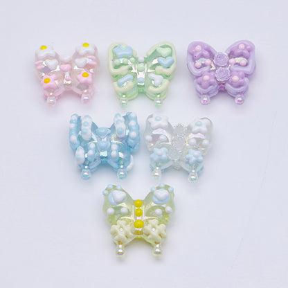 FS4300- Hand - Painted Butterflies Luminous Glow - In - The - Dark