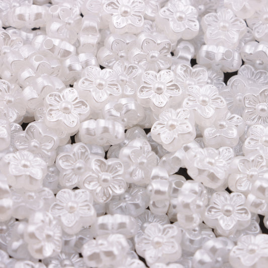 FS3895- 9mm Pearl Flower Beads - Don't Exceed The Pen