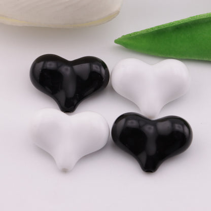 FS5708- 16×21mm Heart-shaped Acrylic Beads