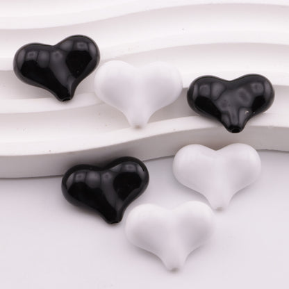 FS5708- 16×21mm Heart-shaped Acrylic Beads