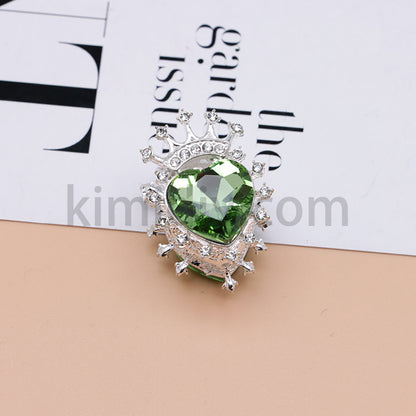 FS4843-Heart Crown Diamond Beads Fit For Beadable Pens