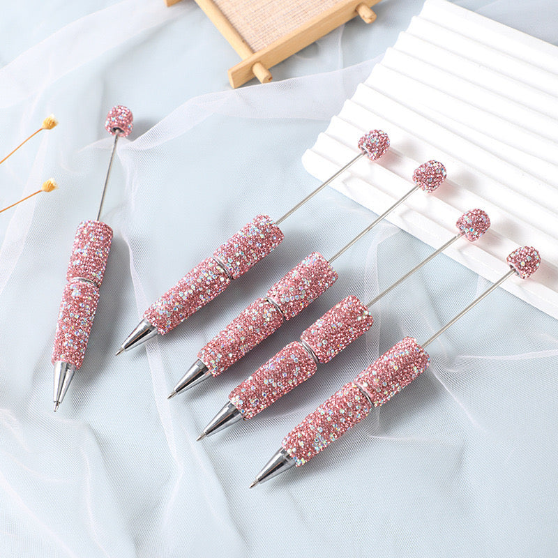 FS2817-Full Diamonds Sparkling Beadable Fancy Pens