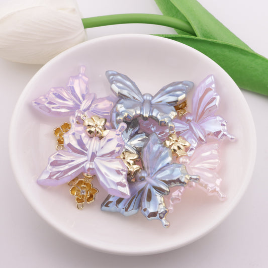 FS4679- Butterfly Butterfly, Flower Flower, Pendant Pendant