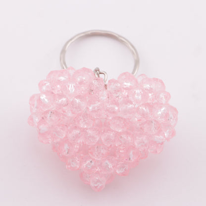 FS3720- 36*42Mm 3D Heart Keyring Three-Dimensional Heart Keychain