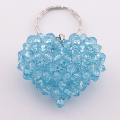 FS3720- 36*42Mm 3D Heart Keyring Three-Dimensional Heart Keychain