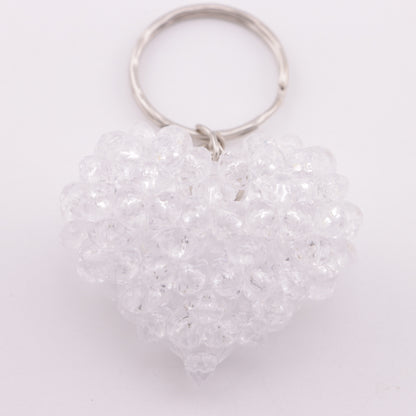 FS3720- 36*42Mm 3D Heart Keyring Three-Dimensional Heart Keychain