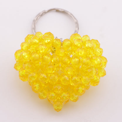 FS3720- 36*42Mm 3D Heart Keyring Three-Dimensional Heart Keychain