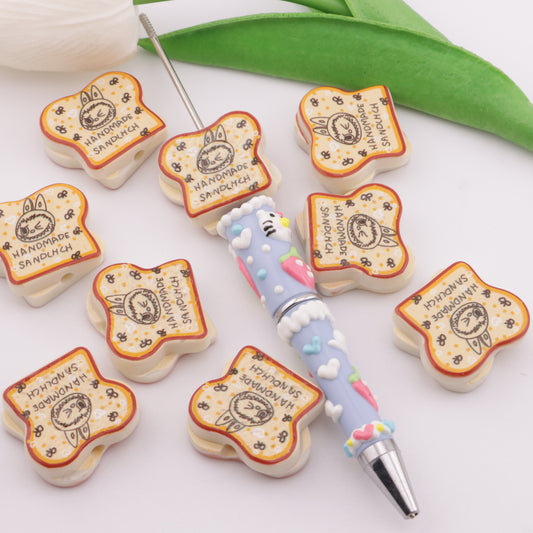 FS5832- Labubu Toast Acrylic Beads