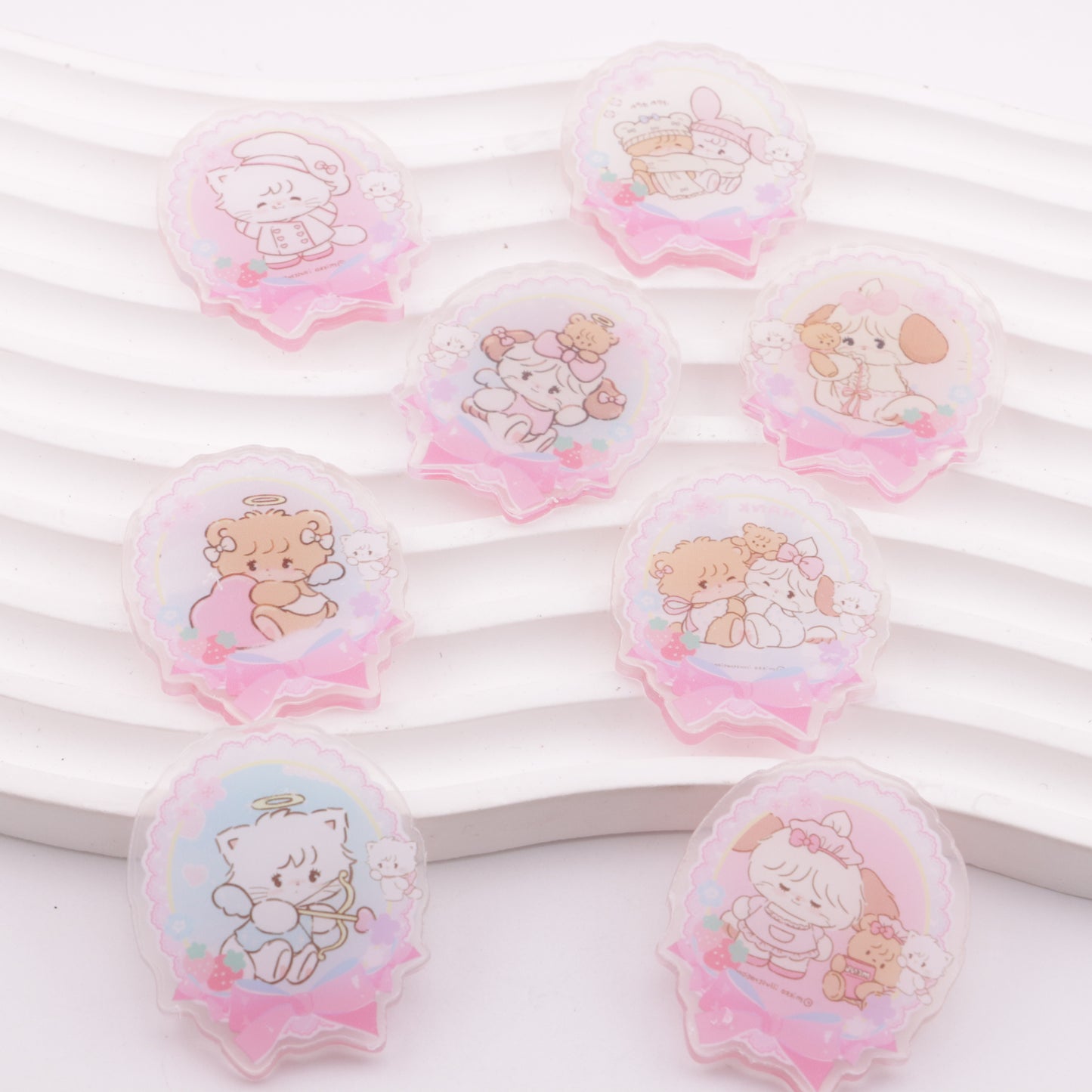FS5824- About 4-5cm Mikoo Acrylic Patches (Without Holes)