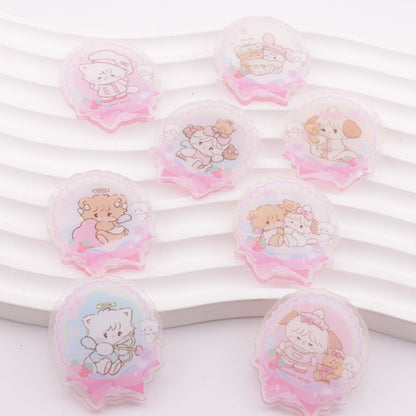 FS5824- About 4-5cm Mikoo Acrylic Patches (Without Holes)