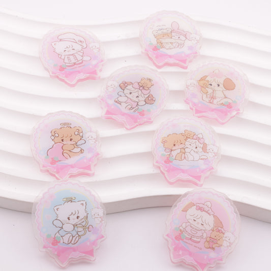 FS5824- About 4-5cm Mikoo Acrylic Patches (Without Holes)