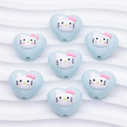 FS4644- HK Heart Love Beads Fit For Pen