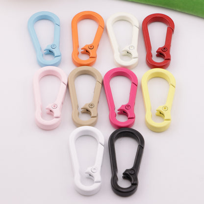 FS5921- 37*18mm Key Ring, Enameled Oval Keychain