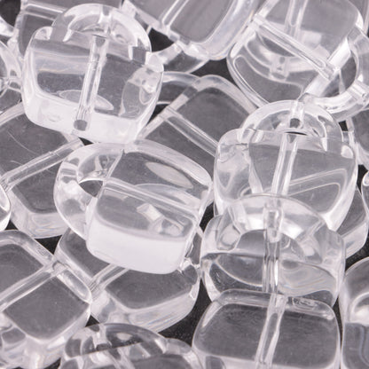 FS5932- 24*25mm Clear Bags Based Beads, 9mm Thickness, Fit For Pen