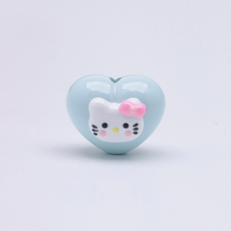 FS4644- HK Heart Love Beads Fit For Pen