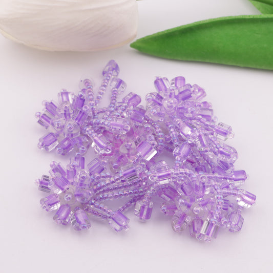 FS5918- Handmade Crystal Tassel Flower Patches