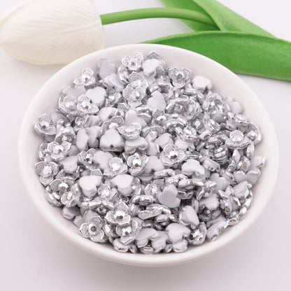 FS5935- 10mm Three-petal Flower Charms Three-petal Flower Patches