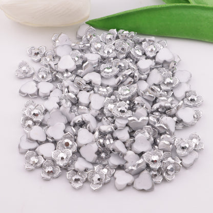 FS5935- 10mm Three-petal Flower Charms Three-petal Flower Patches