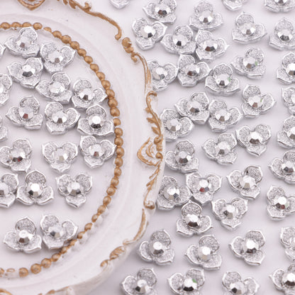 FS5935- 10mm Three-petal Flower Charms Three-petal Flower Patches