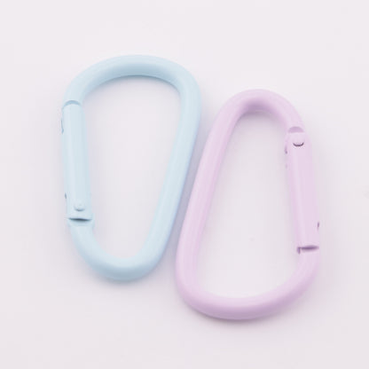 FS5767- 16*24mm Enameled Small D-Shaped Key Ring