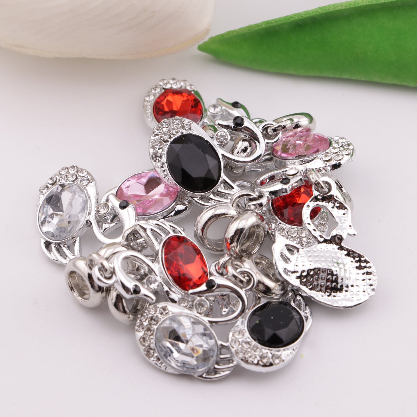 FS5750- Swan Spacers Pendant Swan Spacer Pendant