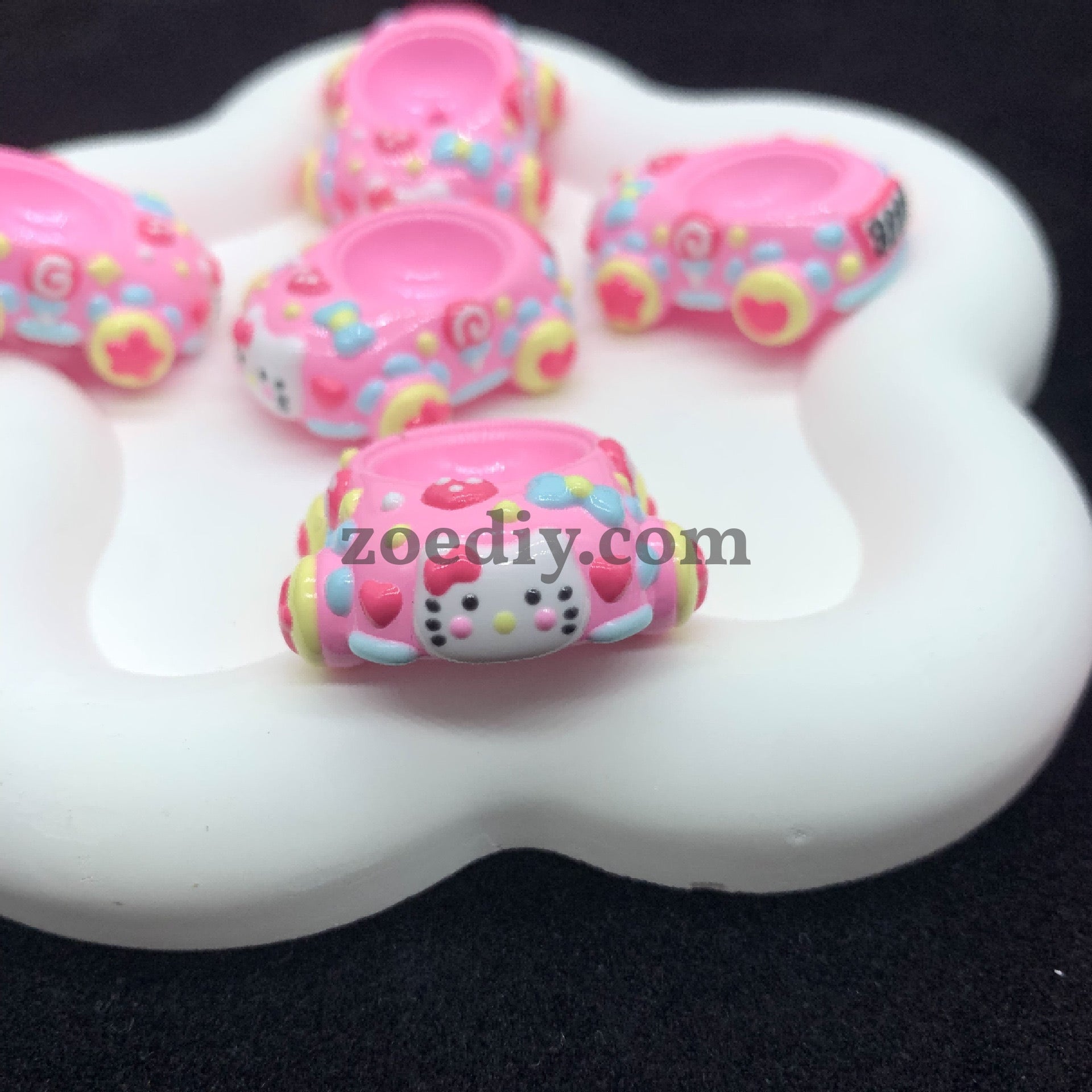 FS0371- HK Car Handpainted Beads Fit For Beadable Pens