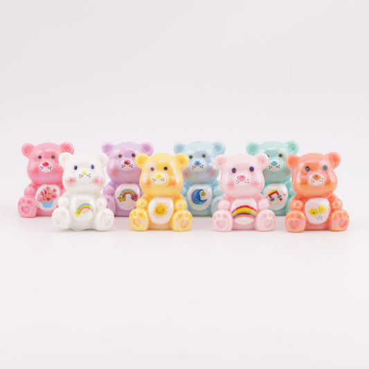 FS5793- 28mm UV Rainbows Bear Beads Rainbow Bear Beads Fit For Pen