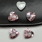 [KM5401]- 12mm Love Heart Crystal Diamonds, Pointed Bottom