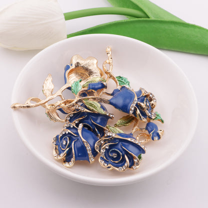 FS3884- 63mm*31mm Three-Dimensional Rose Patches