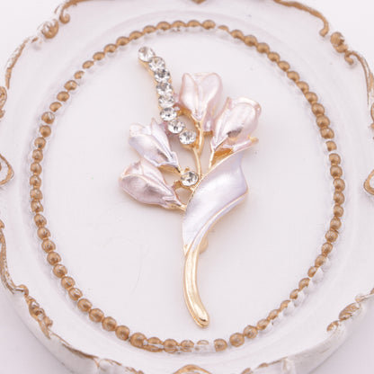 FS4608- 2.9cmX6.2cm Tulip Alloy Charms