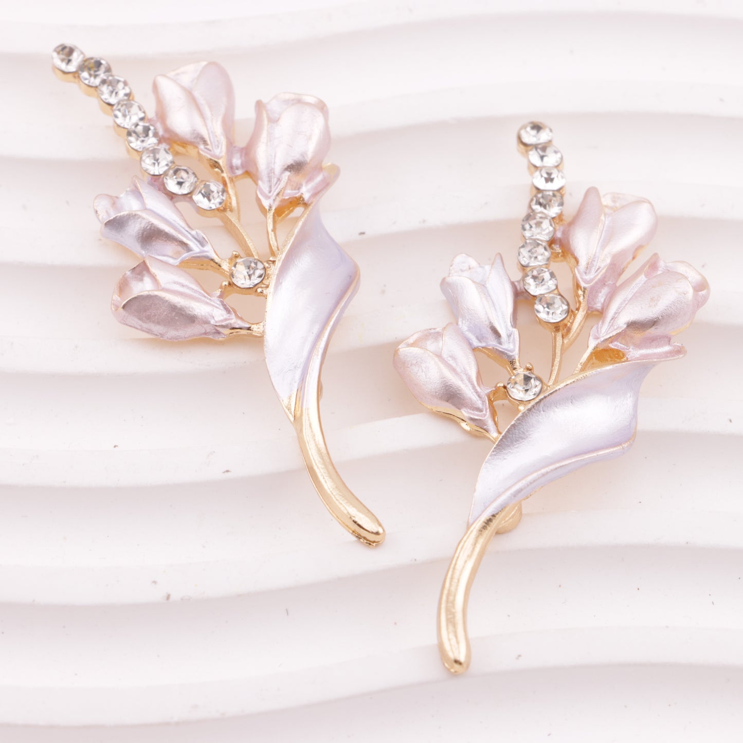 FS4608- 2.9cmX6.2cm Tulip Alloy Charms