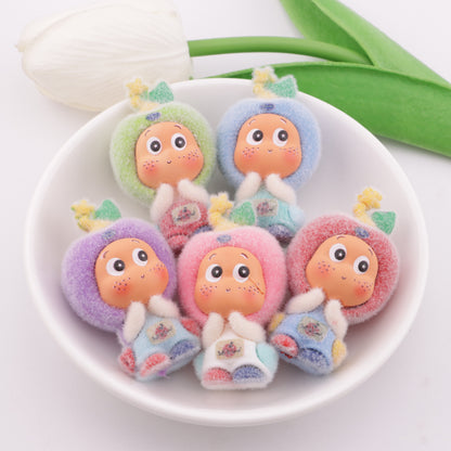 FS5985- Star People Flocked Three - Dimensional Resin Beads