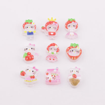 FS5800- Small HK Mixed Charms Mixed-Style Small Kitty Patches