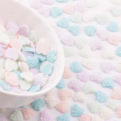 FS5995- 7.5mm Sugar Heart Charms