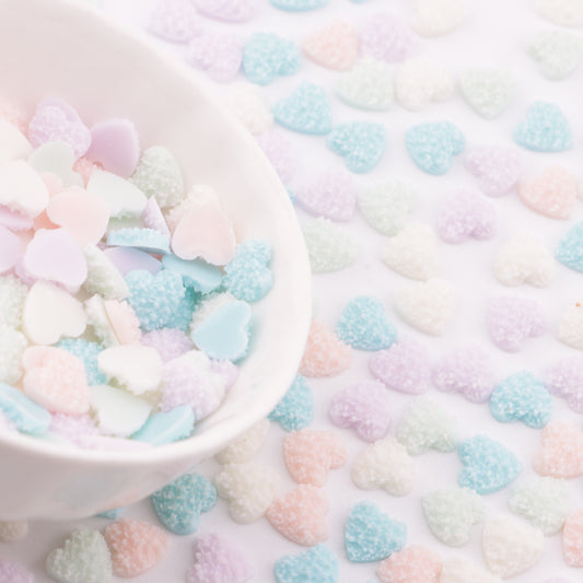 FS5995- 7.5mm Sugar Heart Charms