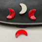 [KM5420]- 5mm*8mm Moon Crystal Diamonds Nail Art Charms