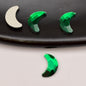 [KM5420]- 5mm*8mm Moon Crystal Diamonds Nail Art Charms