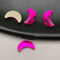 [KM5420]- 5mm*8mm Moon Crystal Diamonds Nail Art Charms
