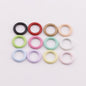 [KM5946]- 9mm Seamless Oil-Dripping Colored Closed Loop Rings
