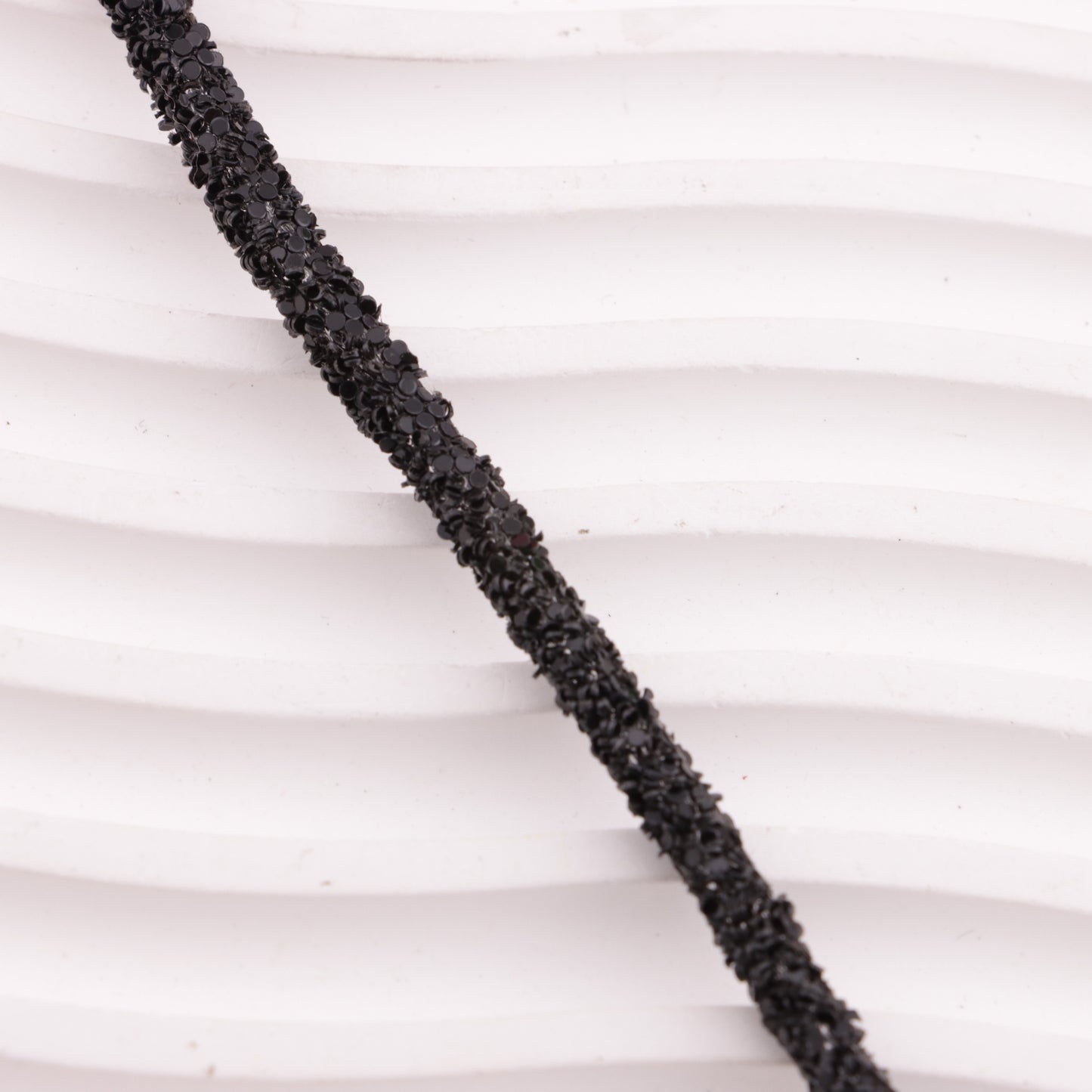 FS6014- About 5mm Round Glitter Flake Rope Round Glitter Flake Rope